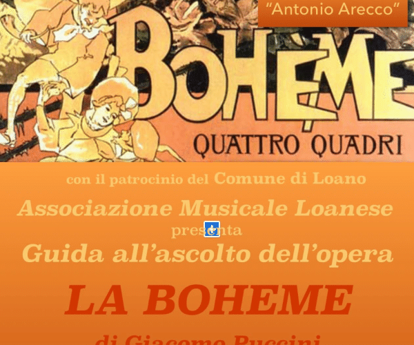 Alla scoperta de “La Bohème”: a Loano una serata guidata dal Maestro Mattia Pelosi per esplorare l’opera di Puccini