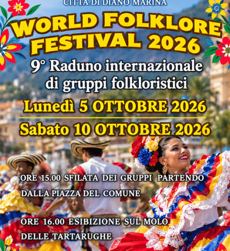 Colori e tradizioni a Diano Marina: il 10 ottobre torna il World Folklore Festival