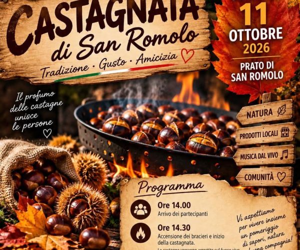 “Tradizione, gusto e amicizia”: domenica 11 ottobre torna la Castagnata di San Romolo (Sanremo)