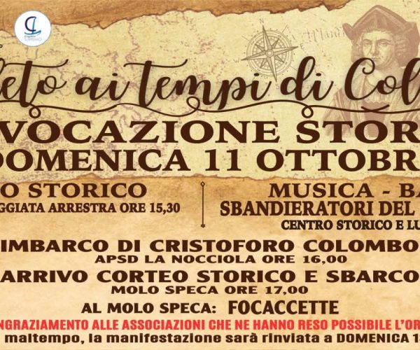 “Cogoleto ai tempi di Colombo”: domenica 11 ottobre torna la grande rievocazione storica