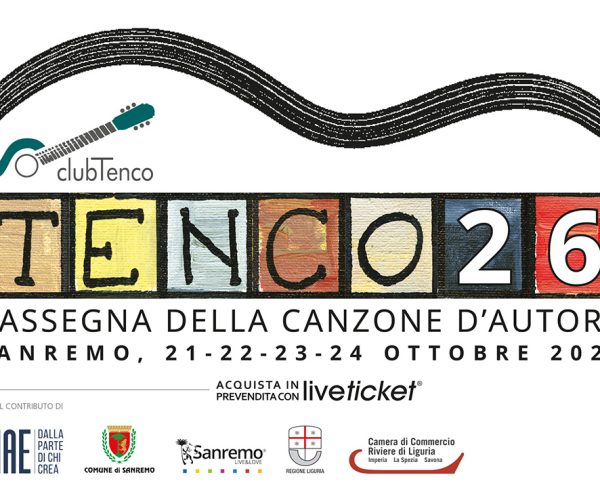 Dal 21 al 24 ottobre a Sanremo la 49ª Rassegna della canzone d’autore: svelato il programma completo del Premio Tenco 2026
