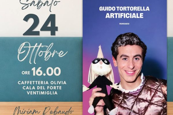 “Artificiale” sbarca a Ventimiglia: Guido Tortorella presenta il suo romanzo a Cala del Forte
