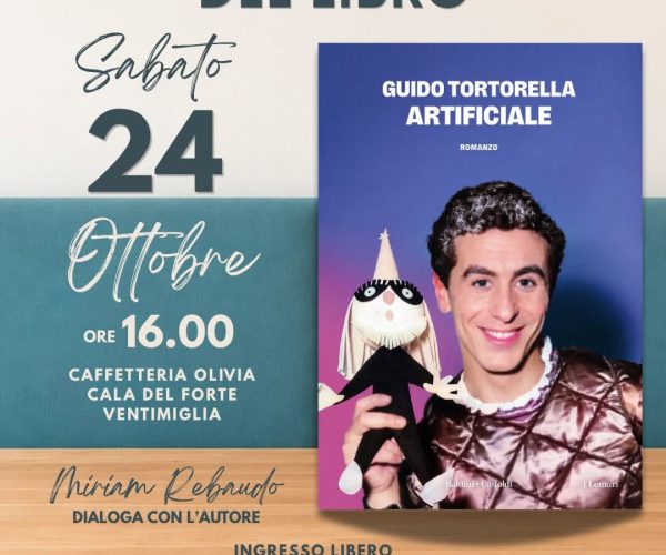 “Artificiale” sbarca a Ventimiglia: Guido Tortorella presenta il suo romanzo a Cala del Forte