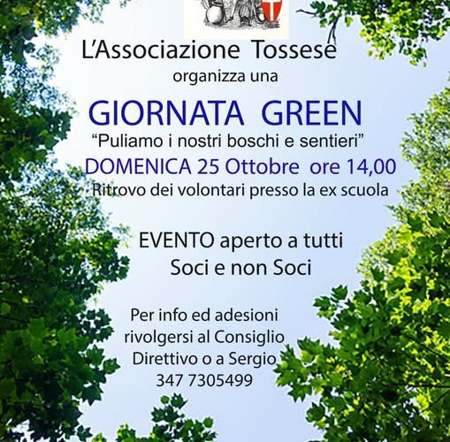 A Noli “Giornata Green” per l’ambiente: domenica 25 ottobre volontari in azione per pulire boschi e sentieri