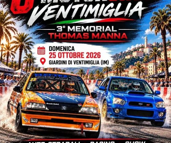 Adrenalina a quattro ruote: a Ventimiglia va in scena il 6° Motor Show e il Memorial Thomas Manna
