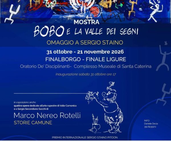 L’arte incontra l’ironia a Finale Ligure: dal 31 ottobre la mostra dedicata a Sergio Staino e all’arte rupestre