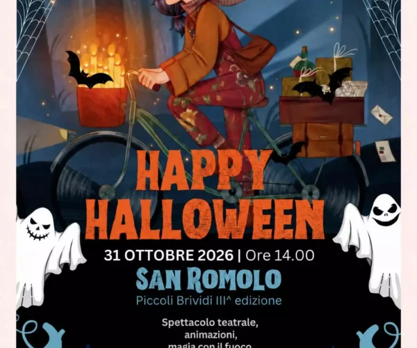 “Happy Halloween” a San Romolo (Sanremo): sabato 31 ottobre torna la festa di “Piccoli Brividi”