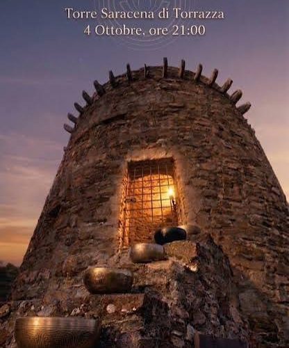 Magia sotto le stelle alla Torre Saracena di Torrazza (Imperia): in arrivo il Concerto Meditativo con le Campane Tibetane
